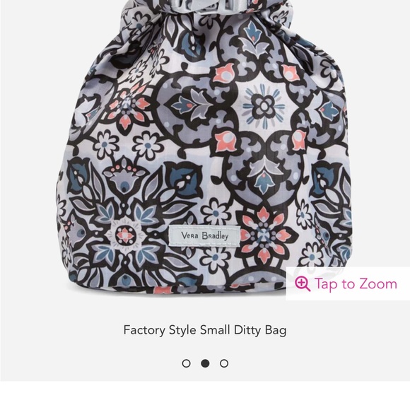 Vera Bradley, new with tags Style Small Ditty Bag Lisbon Medallion - Picture 4 of 7